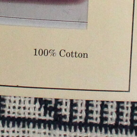 NWT Cotton Fields Starquilt 100% Cotton Throw 50 in x 60 in With Fringe - Picture 6 of 10